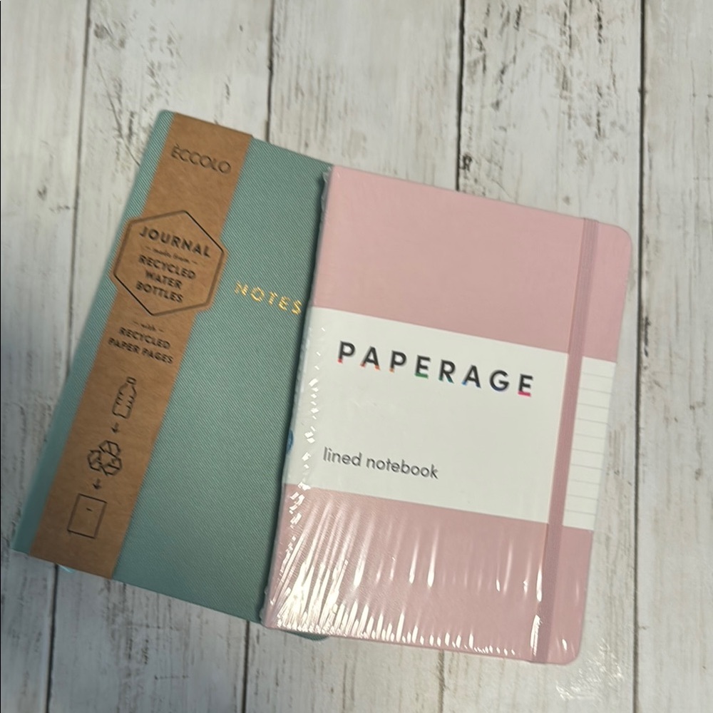Eccolo Green and Pink Office Notebooks
